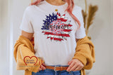 American Sunflower Adult T-Shirt