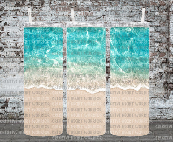 Beach 1 20 oz Stainless Steel Sublimated Tumbler
