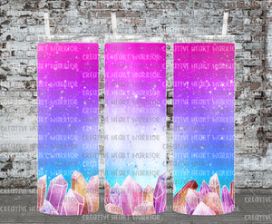 Crystals 1 20 oz Stainless Steel Sublimated Tumbler