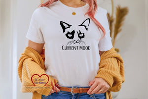 Current Mood Grumpy Kitty Adult T-Shirt