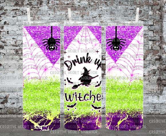 Drink Up Witches 2 20 oz Stainless Steel Sublimated Tumbler