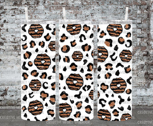 Glitter Cookies White 20 oz Stainless Steel Sublimated Tumbler