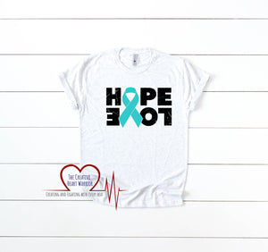 Hope Love PTSD Ribbon T-Shirt