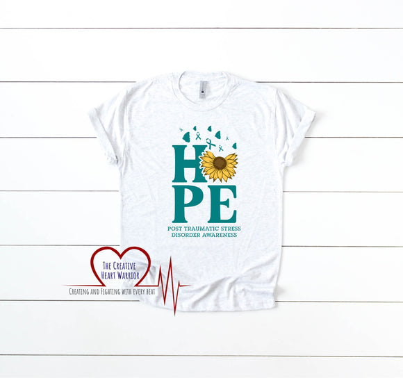 Hope Sunflower PTSD T-Shirt