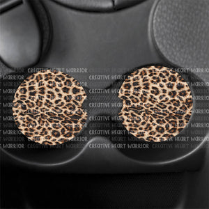 Leopard 50 Car Coaster