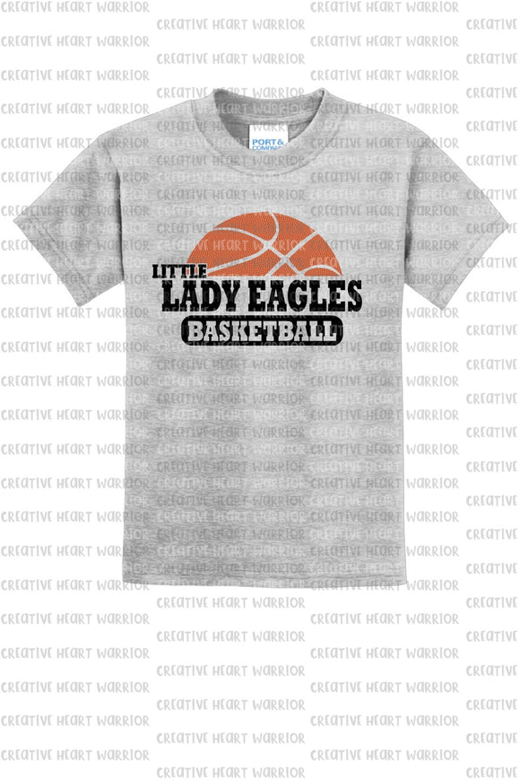 Little Lady Eagles Basketball T-Shirt