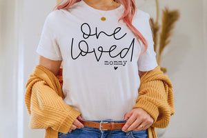 One Loved Mommy Adult T-Shirt