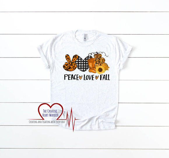 Peace Love Fall 2 T-Shirt