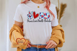 Peace Love North Dakota Adult T-Shirt