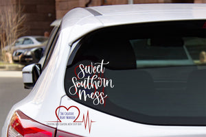 Sweet Southern Mess Vinyl Decal - The Creative Heart Warrior