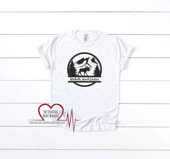 Walhalla North Dakota Moose T-Shirt