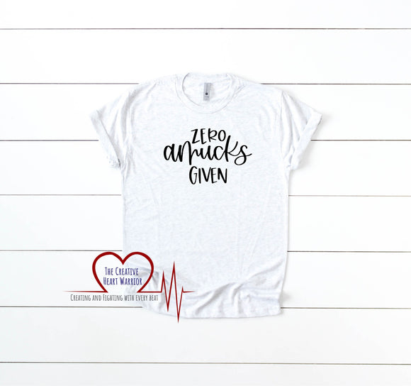 Zero Amucks Given T-Shirt