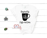 Powered by Coffee and Knitting T-Shirt - The Creative Heart Warrior