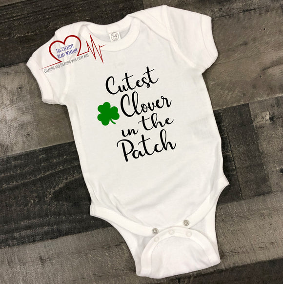 Cutest Clover in the Patch Infant Bodysuit - The Creative Heart Warrior