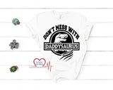 Daddysaurus T-Shirt, Dad T-Shirt, Dinosaur T-Shirt - The Creative Heart Warrior
