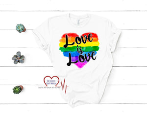 Love is Love T-Shirt - The Creative Heart Warrior