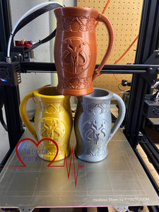 3D Printed FAN ART Mando Mug