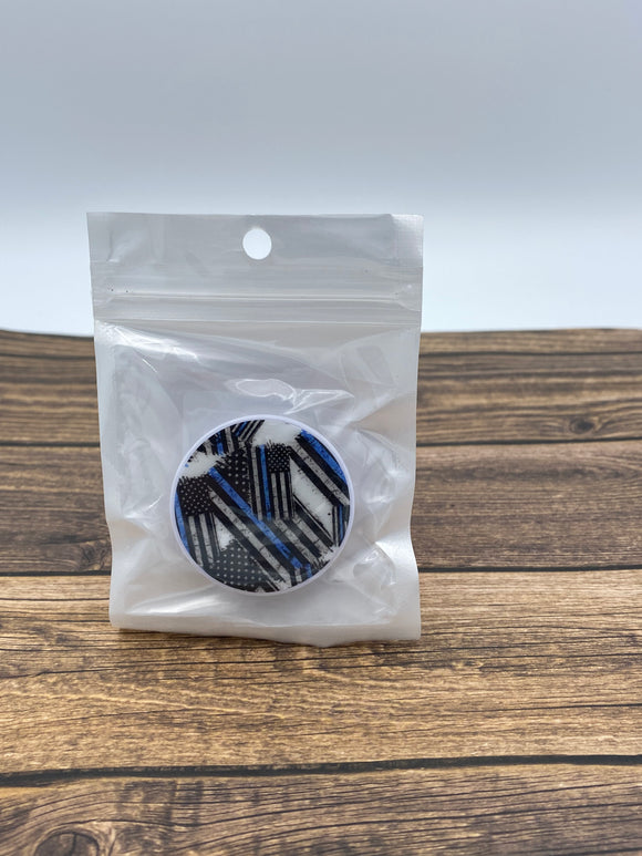 Thin Blue Flag Phone Grip