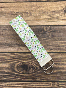 Lucky Gnomes Faux Leather Key Fob
