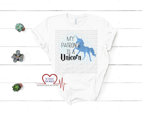 My Patronus is a Unicorn Adult T-Shirt